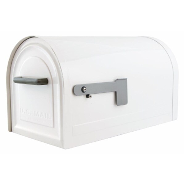 Bbq Innovations Reliant Locking Mailbox, White BB2668249 - main